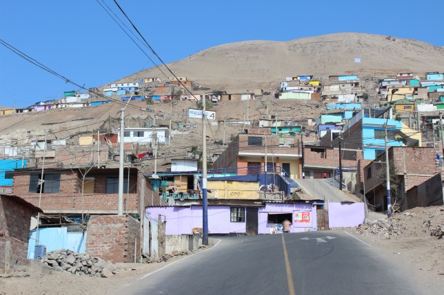 Shantytown, north of Chorrillos, Lima